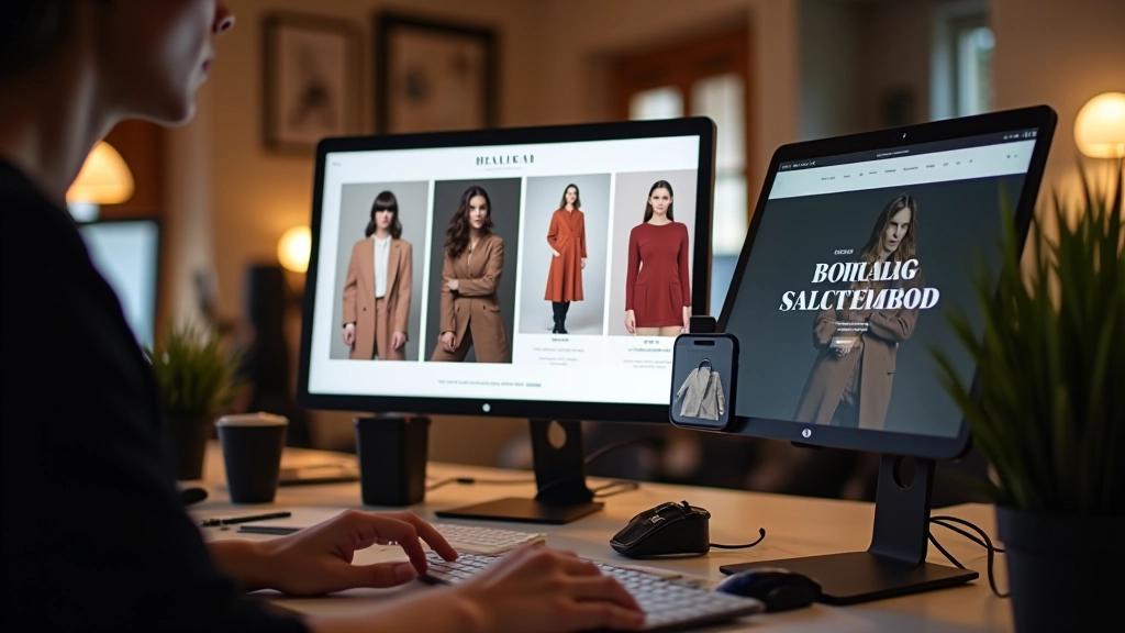 واجهة موقع ويب لعلامة تجارية إيطالية فاخرة تستخدم ألوان زاهية متناغمة
